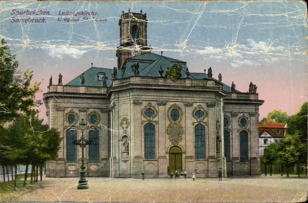 Ludwigskirche — église Saint-Louis — éditeur Winkler & Bahn, Sarrebruck - Vorderseite