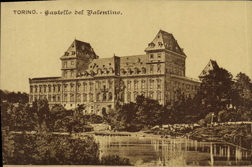 Torino - Castello del Valentino. - Editor Uff. Revis, Milão, n° 1725. - Frente