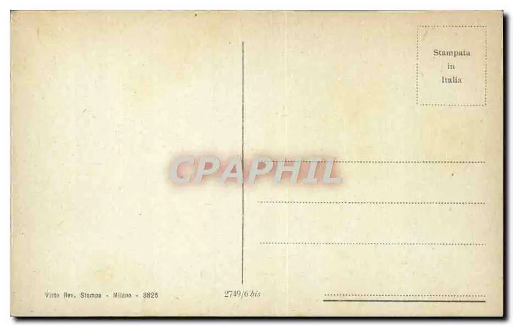 Firenze - Lung'Arno coi Tre Ponti — Rev. Stampa Milano n° 3826 - Verso