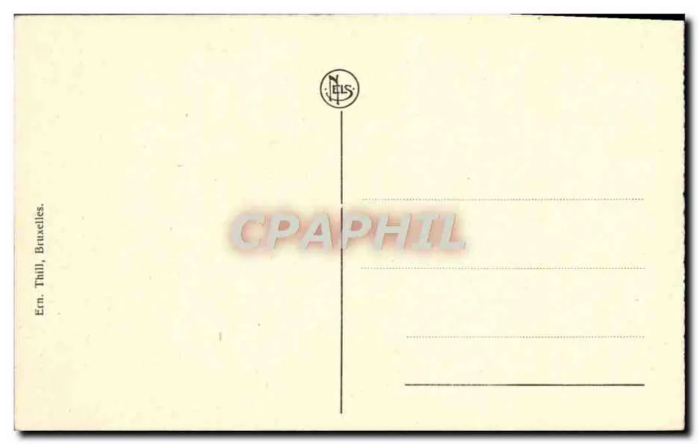 Gand - Gent - O Grande Canhão — Editor N. Els, número de série não visível - Verso