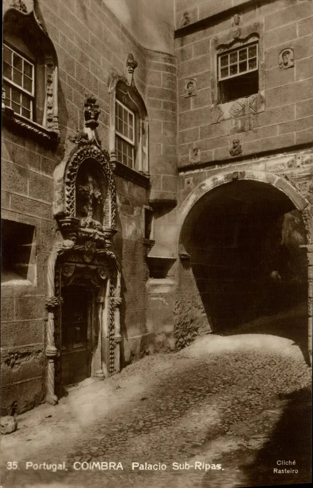 Colombra — Palazzo Sub-Ripas — Cliché Rasteiro - Recto