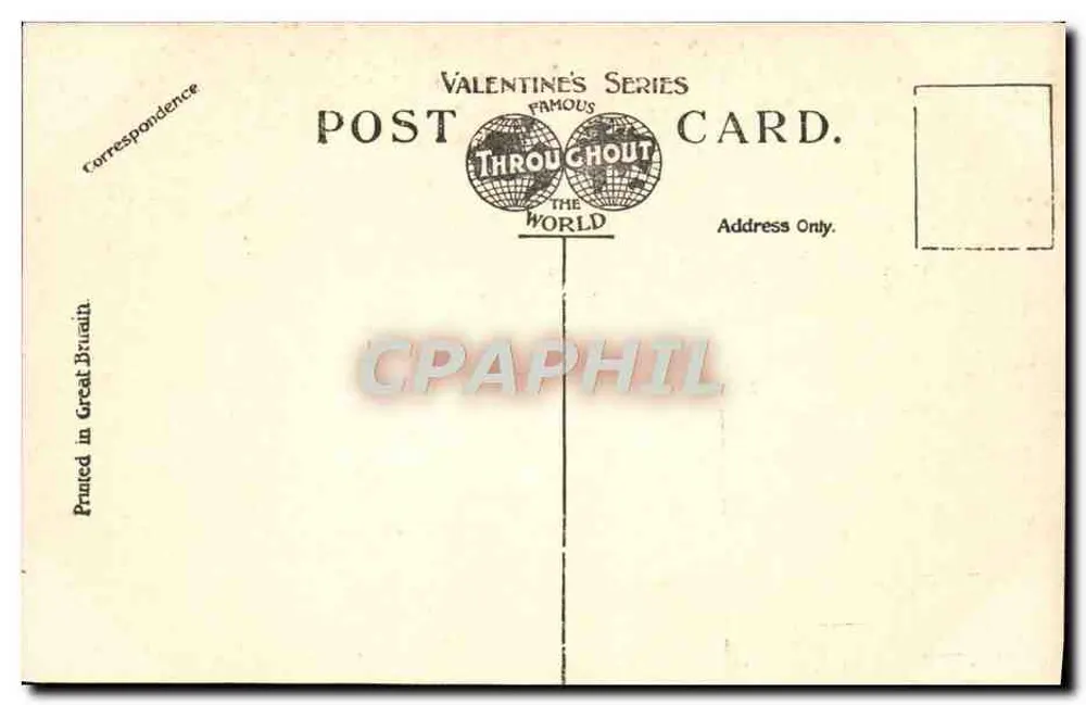 The Ladies' Mile, Southsea — 1901 — Valentine's Series - Rückseite