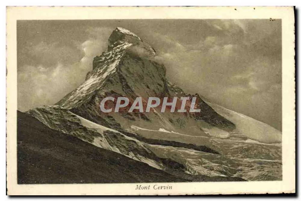 Monte Cervino — vista panorâmica — Joseph Alaria - Editor de Fotografias - Courmayeur - Frente