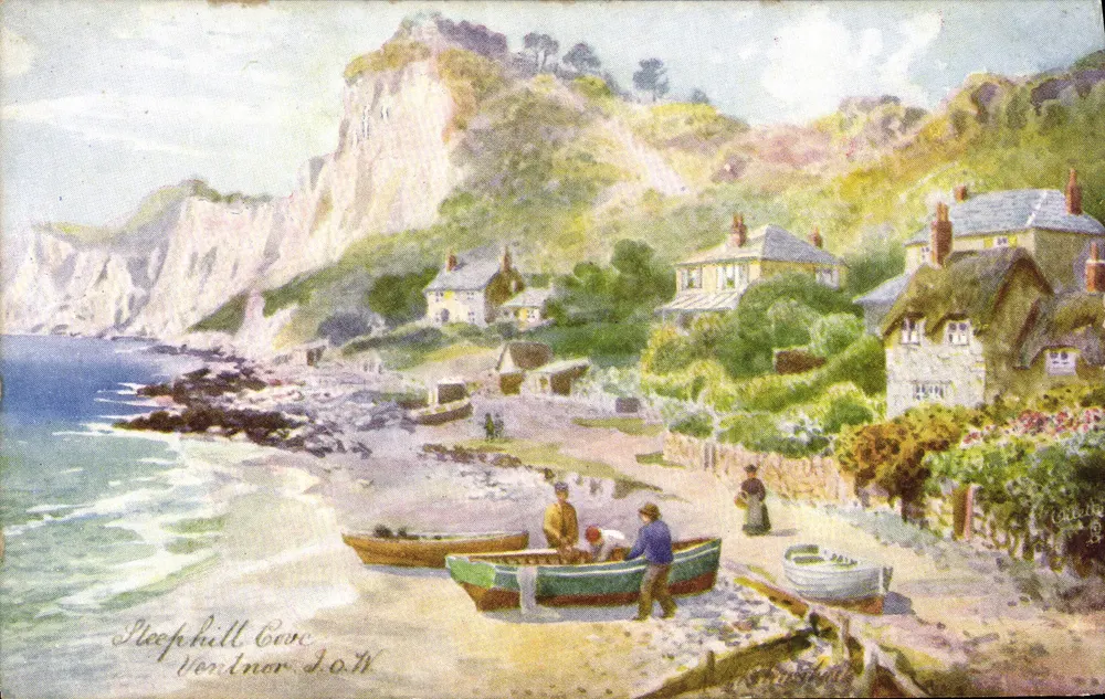 Steeplehill Cove — Ventnor, Insel Wight — Tuck's Post Card n°7566 - Vorderseite