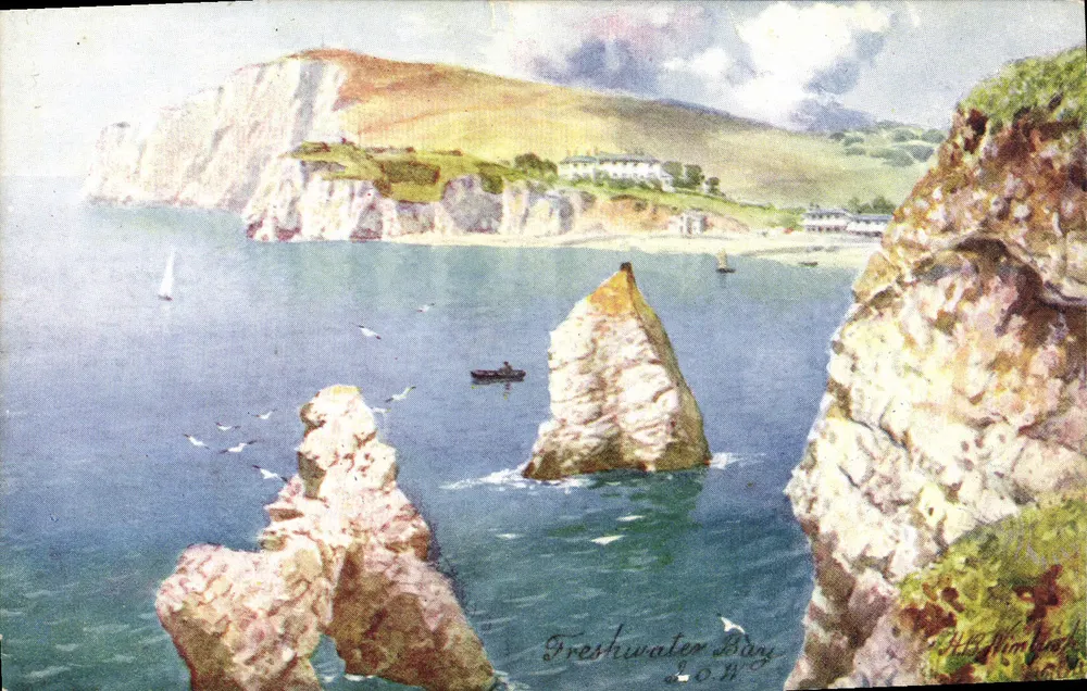 Freshwater Bay — Ilha de Wight — Tuck's Post Card n°702 - Frente