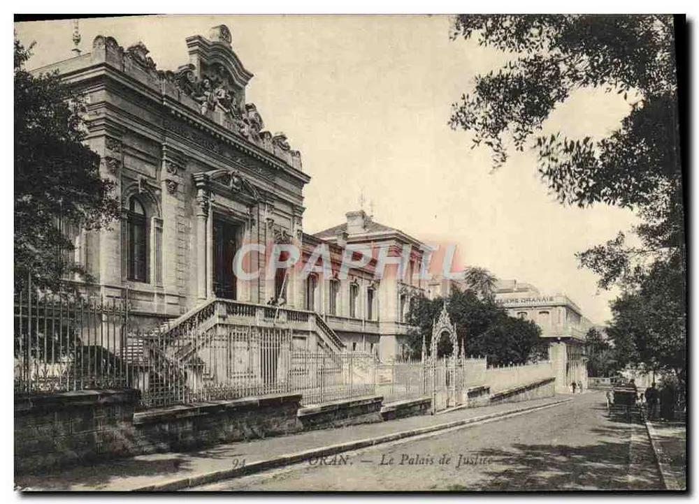 Oran — Das Justizpalast — Verlag: Oranais Printing Press, n° 24 - Vorderseite