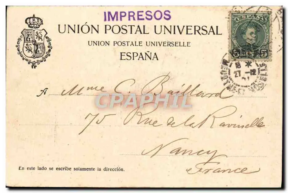 Sabadell — Fabryki przy rzece Ripoll — Casa Editorial Schoenfeld, Barcelona, Nr 57 - Rewers