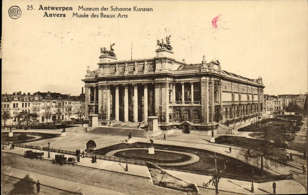 Antwerpen — Museu das Belas Artes — editor Gibert, n°25 - Frente