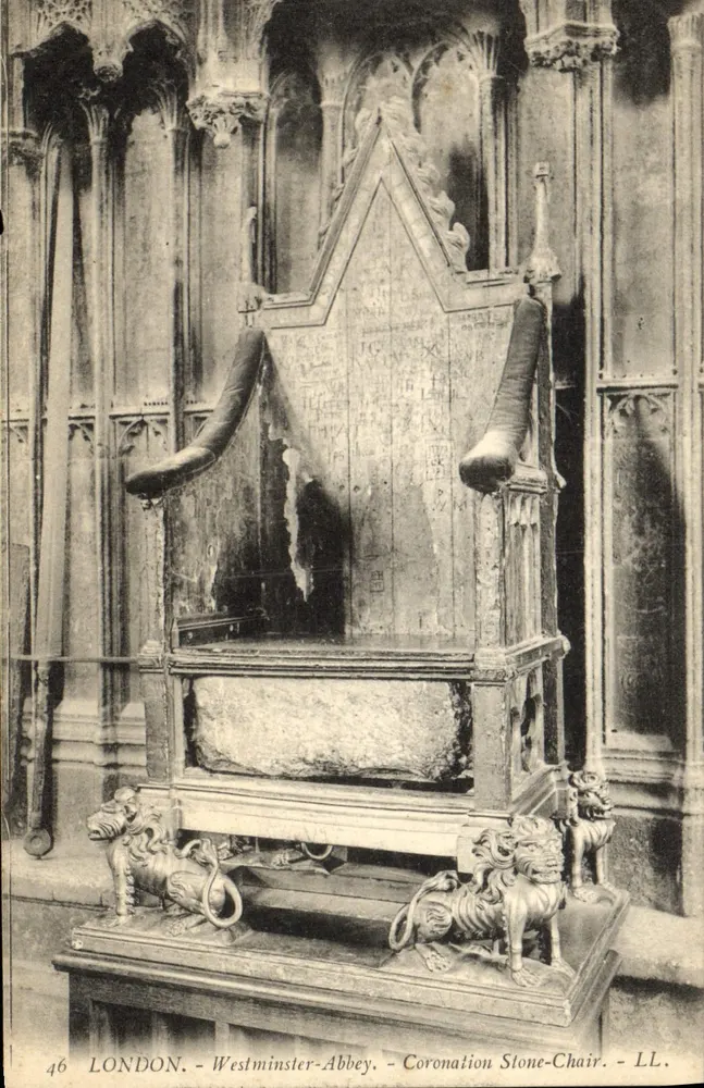London — Westminster Abbey — Steinsessel der Krönung — LL. — n°46 - Vorderseite
