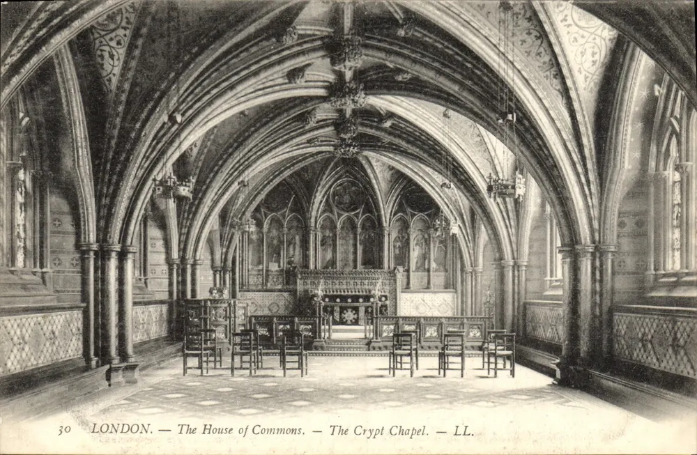 LONDON — Das House of Commons — Die Crypt Chapel — LL. — N° 30 - Vorderseite