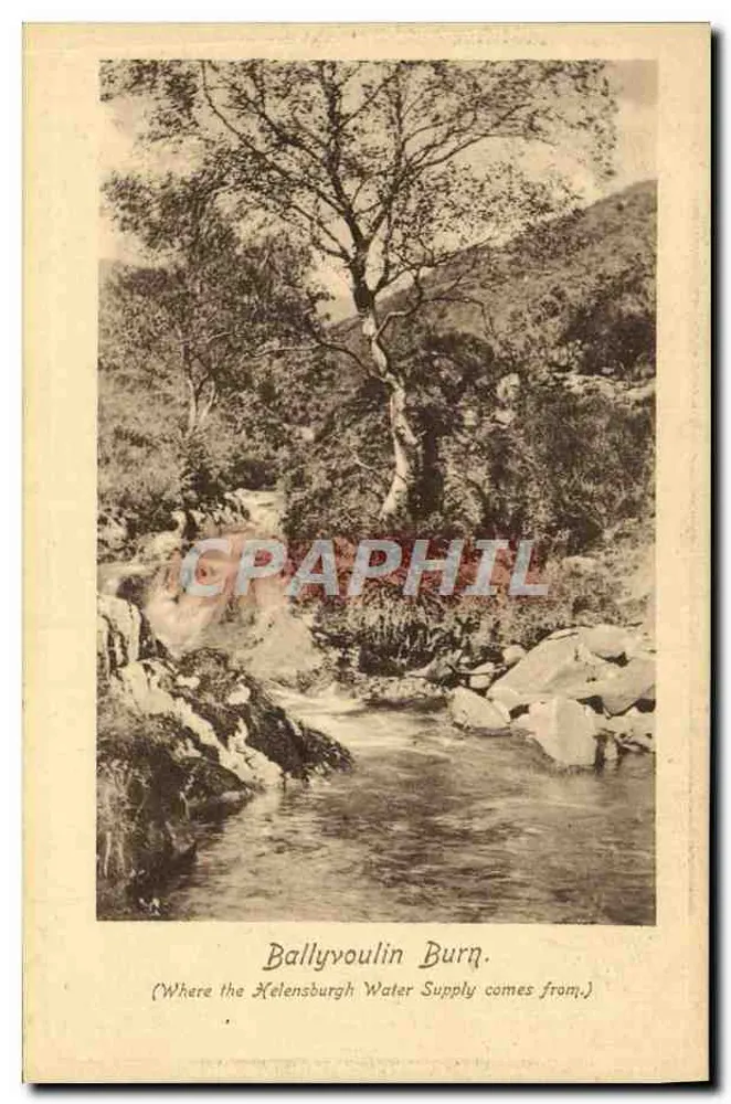 Ballyvoulin Burn — Quelle des Wasser von Helensburgh — Verlag Maoneur & Bryden - Vorderseite