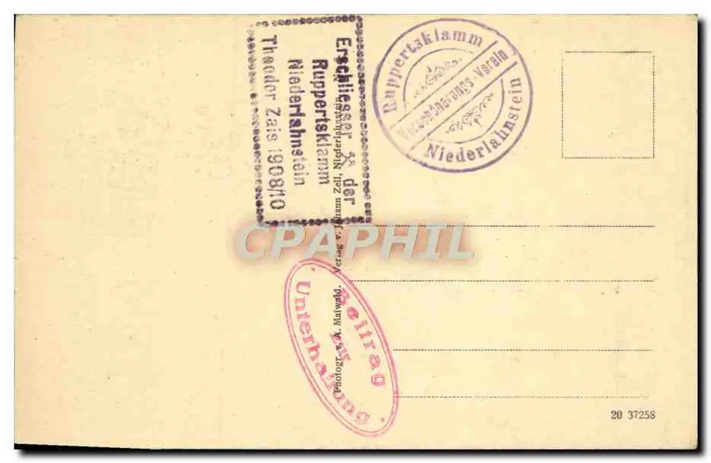 रैप्पर्ट्सक्लाम के जलप्रपात — नीडरलाहनस्टेन, अंटरलाहनवाल्ड — फोटोग्राफर डब्ल्यू.ए. मालवाल्ड - पीछे