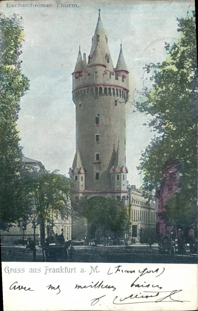 Eschenheimer Toren — Frankfurt a.M. — uitgever niet geïdentificeerd, serie-nummer niet zichtbaar - Voorkant