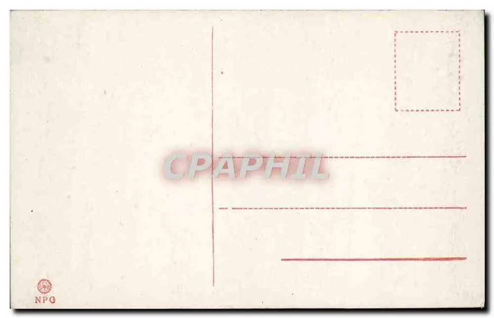 Tivoli. Villa Adriana. Ospedale — Bilhete postal antigo n°1221, editor NPG - Verso