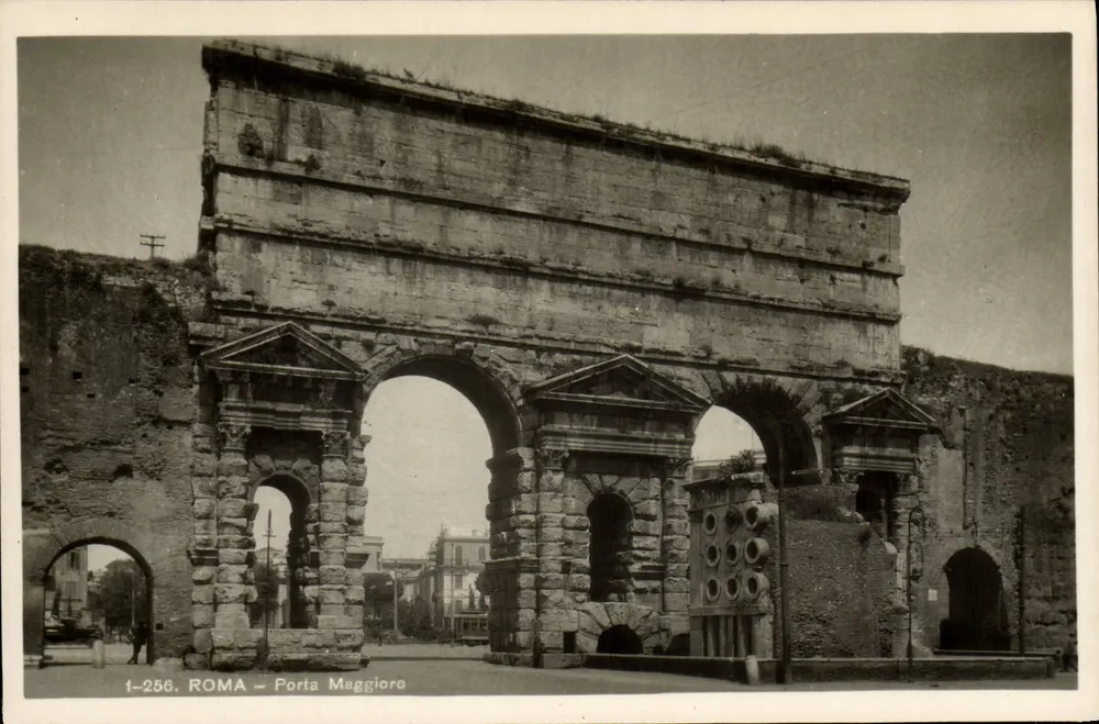 Roma – Porta Maggiore — editor Drummer, n° de série 1-256 - Frente