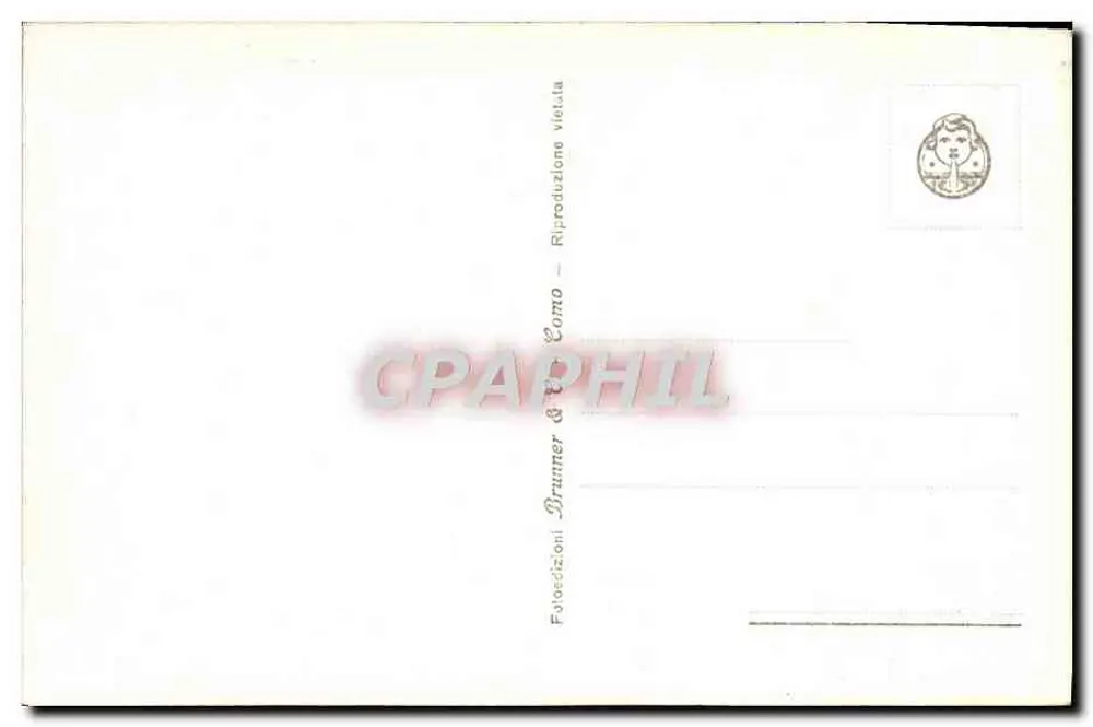 Roma — Palácio da Cancelleria — editor Brunner & C. Como, n° 1-500 - Verso