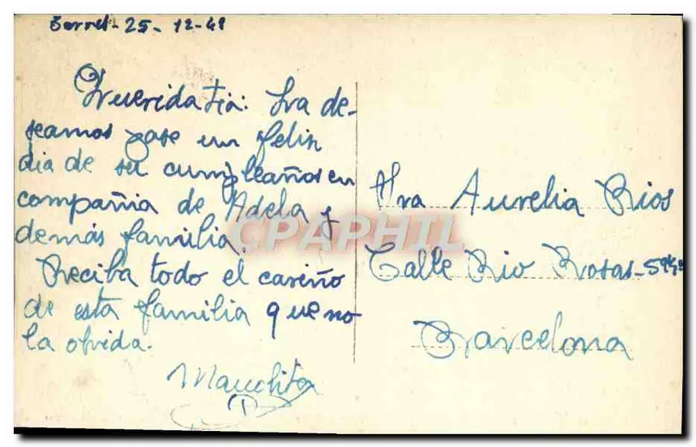 Torrelavega - Plaza Mayor — Ed. Arribas n°7 - Verso