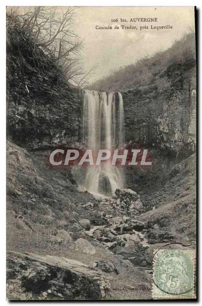 Wasserfall Trador, nahe Laqueville — Auvergne — Nr. 106 bis - Vorderseite