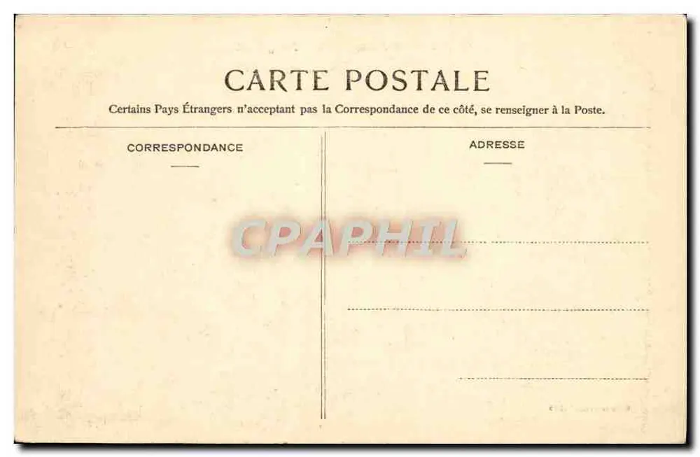 Pontgibaud — Circuit d'Auvergne — Editor Genés-Labbé, n°23 - Verso