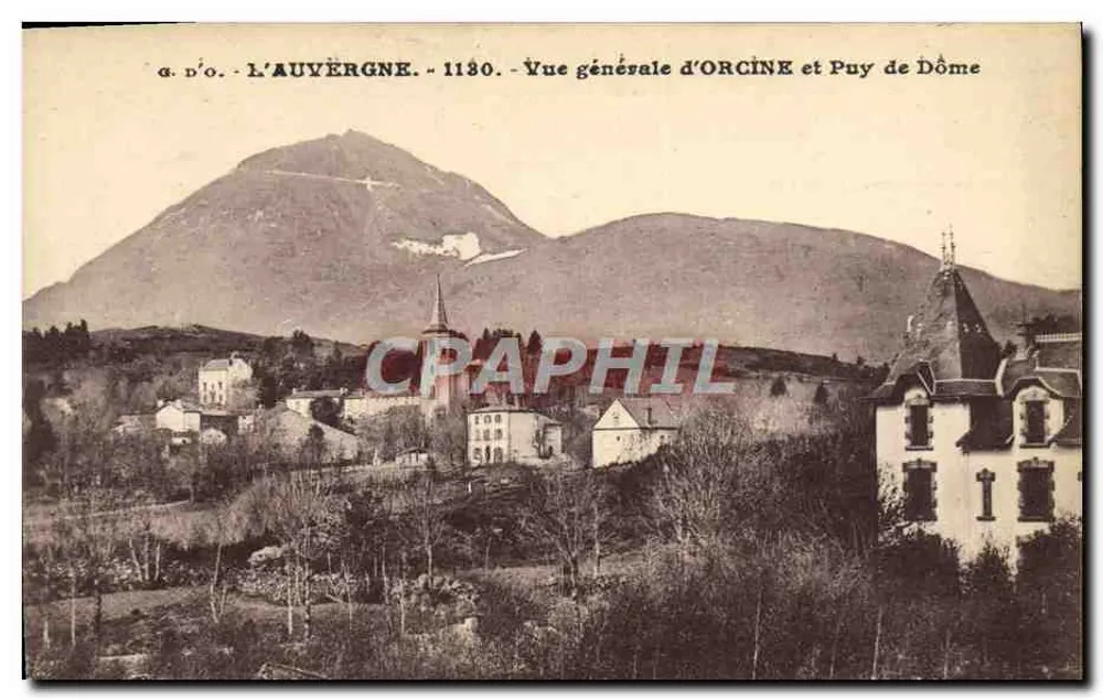 Orcine und Puy de Dôme — Allgemeiner Blick — J. Gouttefangeas, Verlag - Vorderseite