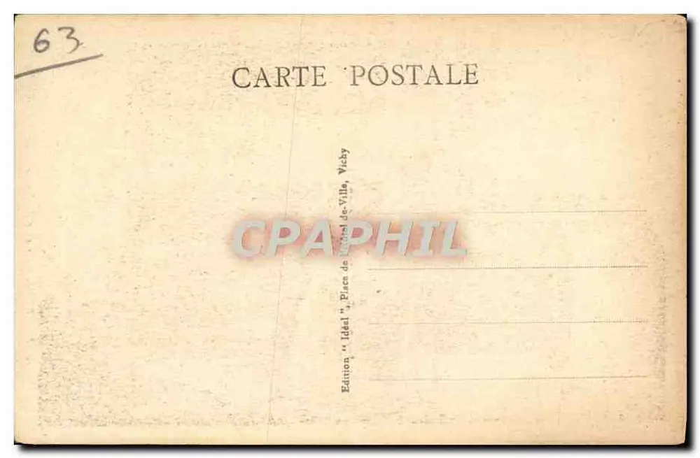 Riom — Escada do Monlat — L'Auvergne pittoresque — Édition Idéal - Verso