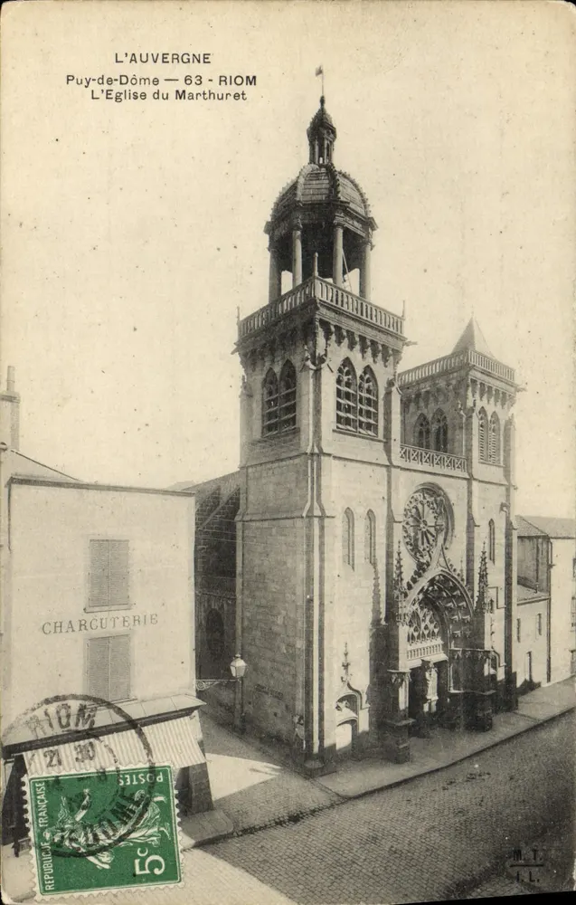 Die Kirche des Marthuret — Riom — Verlag M.T. L.L. - Vorderseite