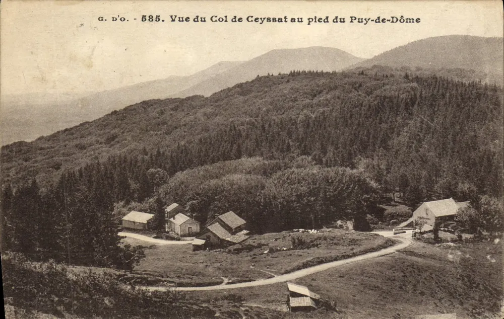 Ansicht des Col de Ceyssat am Fuße des Puy-de-Dôme — G. D'O. - 5885 - Vorderseite