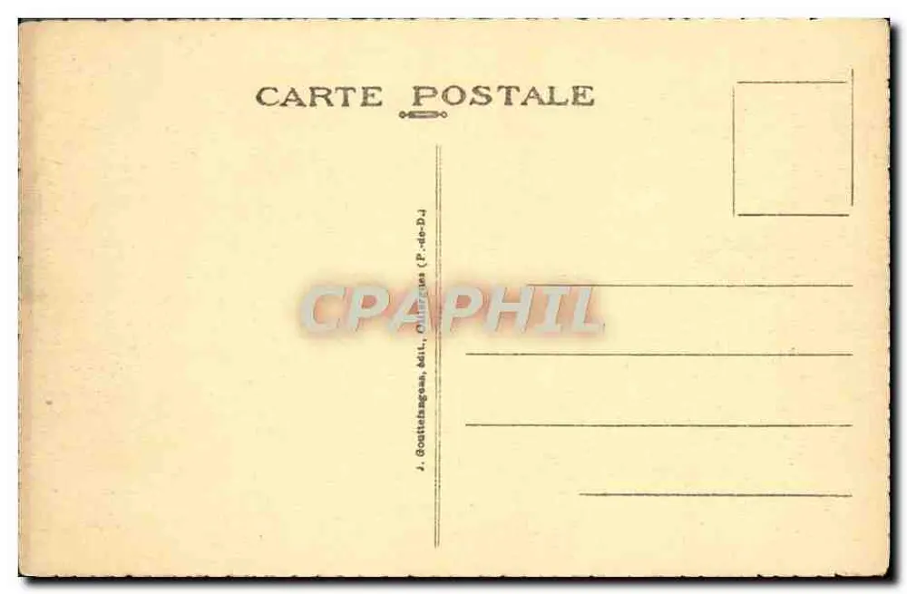 Schafweide am Fuße des PUY-de-DOME — L'Auvergne — G D'O. Nr. 590 - Rückseite