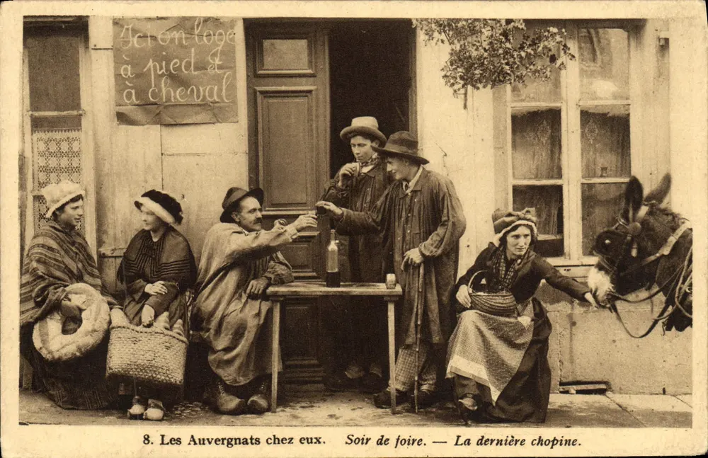 Die Auvergnats zu Hause — Abend auf dem Jahrmarkt. — Die letzte Chopine. - Vorderseite