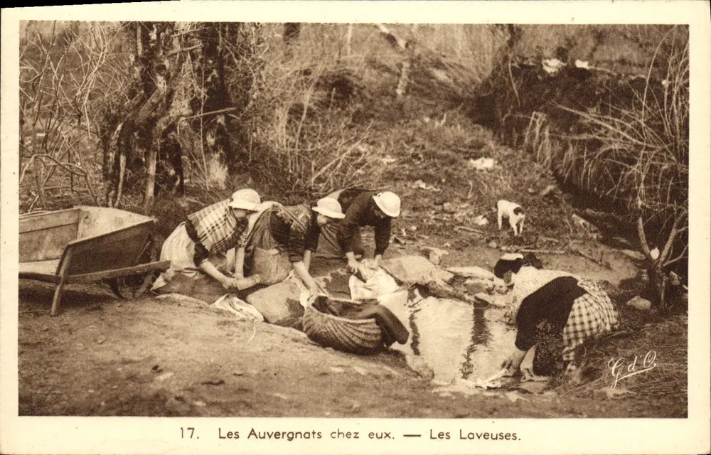 Die Auvergnats zu Hause — Die Wäscherinnen - Vorderseite