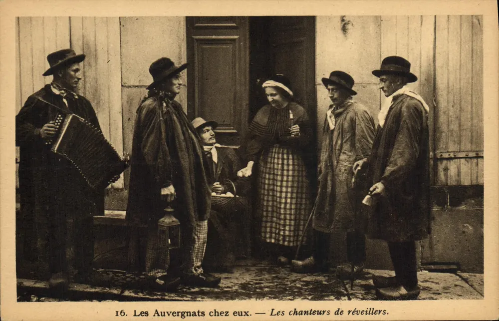Die Auvergnats zu Hause — Die Morgenliederer. - Vorderseite