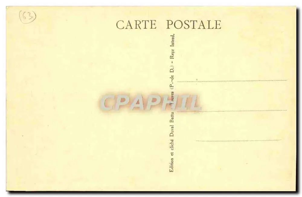 Die Auvergnats zu Hause — Familiengebet — Edition Doral Battu, Toulouse - Rückseite