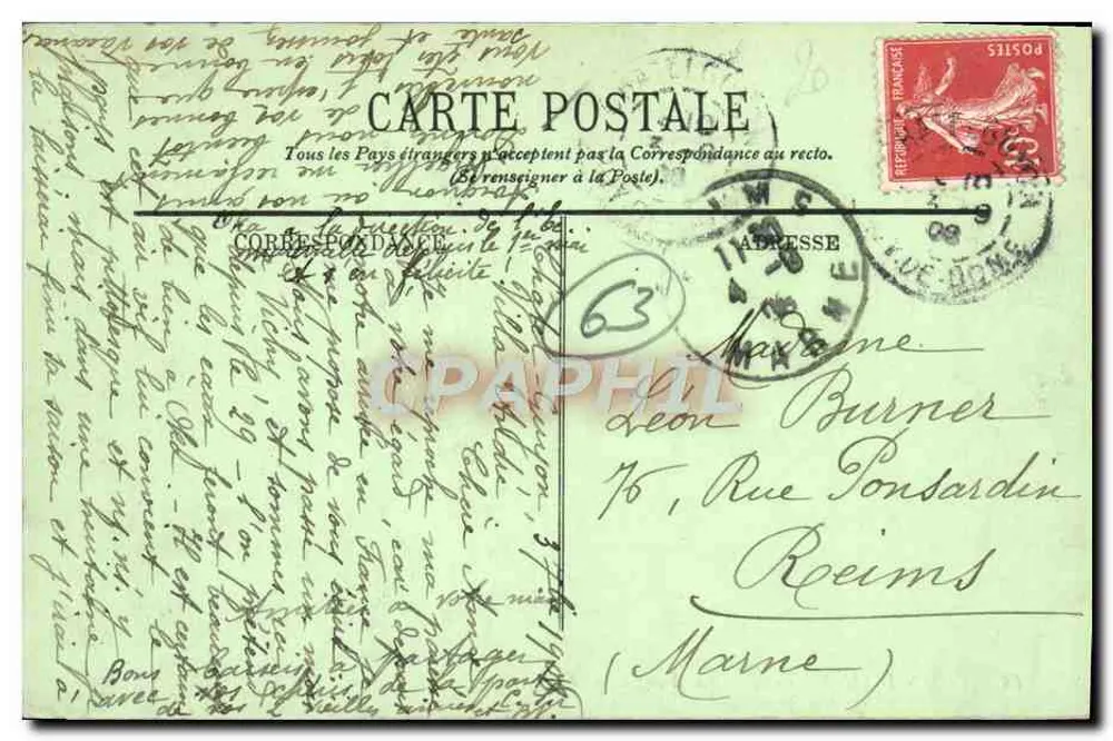 Tipos da Auvergne — A Bourrée — A Ronde — Editor: A Ronde, n°18 - Verso