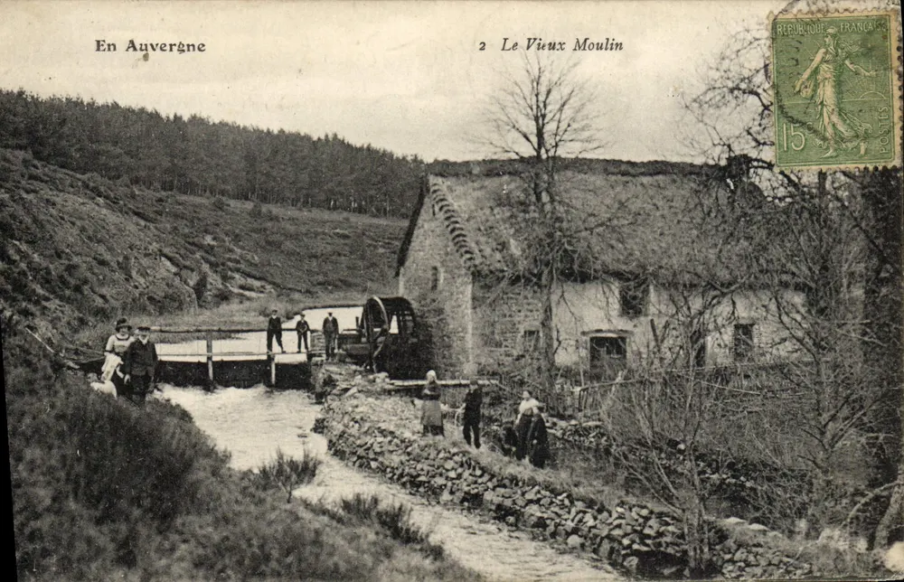 En Auvergne — El Viejo Molino — Editor no identificado, n° de serie 2 - Anverso