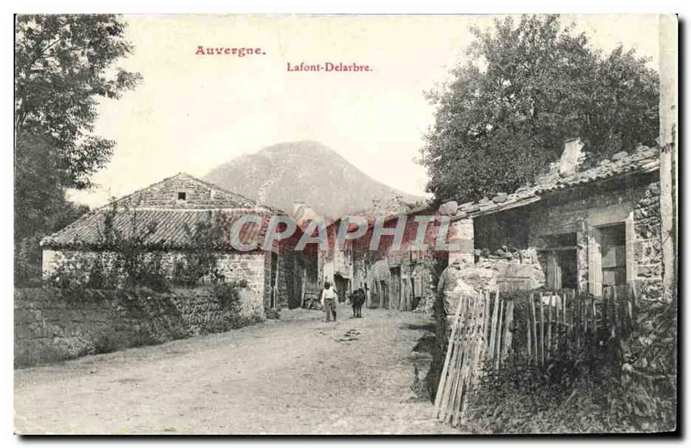 Lafont-Delarbre — Auvergne — editor Grands-Libbédé - Frente