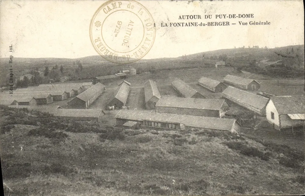 Um den Puy-de-Dôme — La Fontaine-du-Berger — Allgemeine Ansicht — Verlag Chaput - Rep. int. - Vorderseite