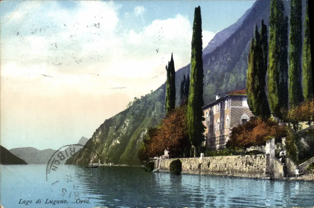 Lago di Lugano — Oria — Villa Marchese Brusati — Verlag K. Hoetz, n° 1983 - Vorderseite