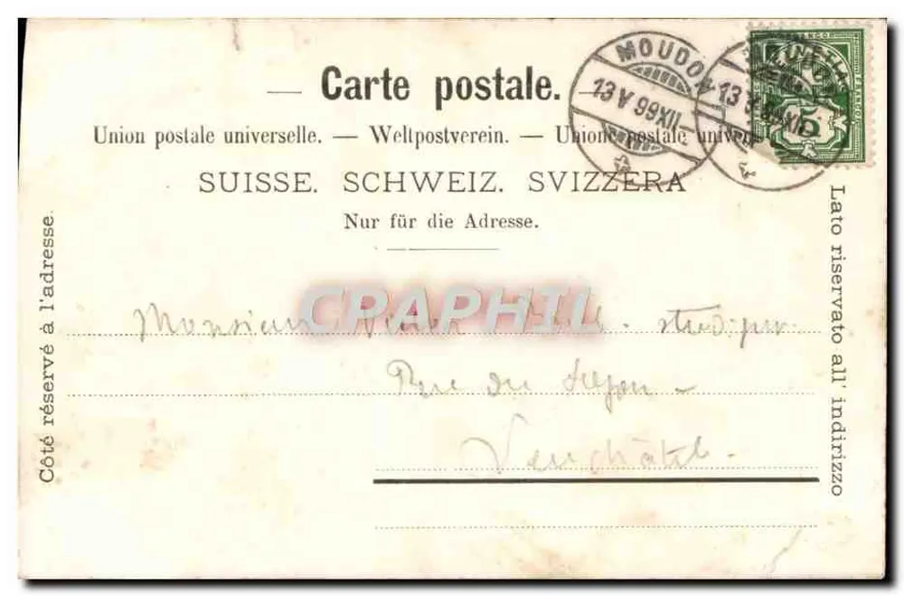 Zwei Männer in Uniform diskutieren — Zofingue — Verlag Zofingue, n° 1864.19 Februar - Rückseite
