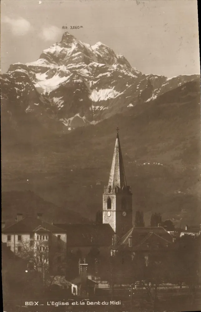 BEX — De Kerk en de Tand van het Midden — Uitgaven Chaux-de-Fonds - Voorkant