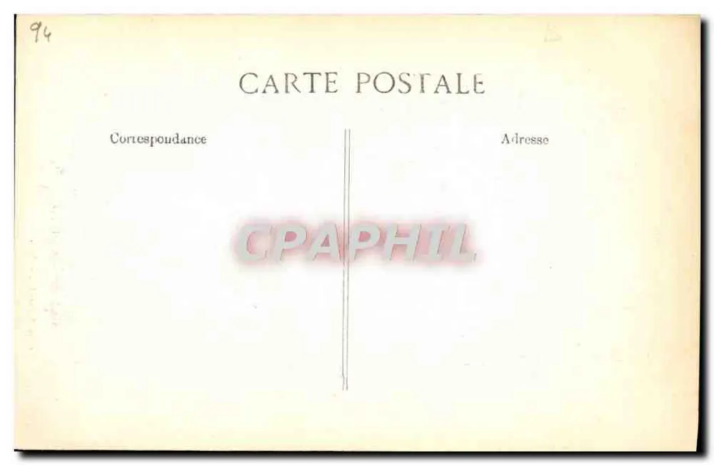 Interior decorado – A. Vincent, 4, rue des Beaux-Arts – Paris - Verso