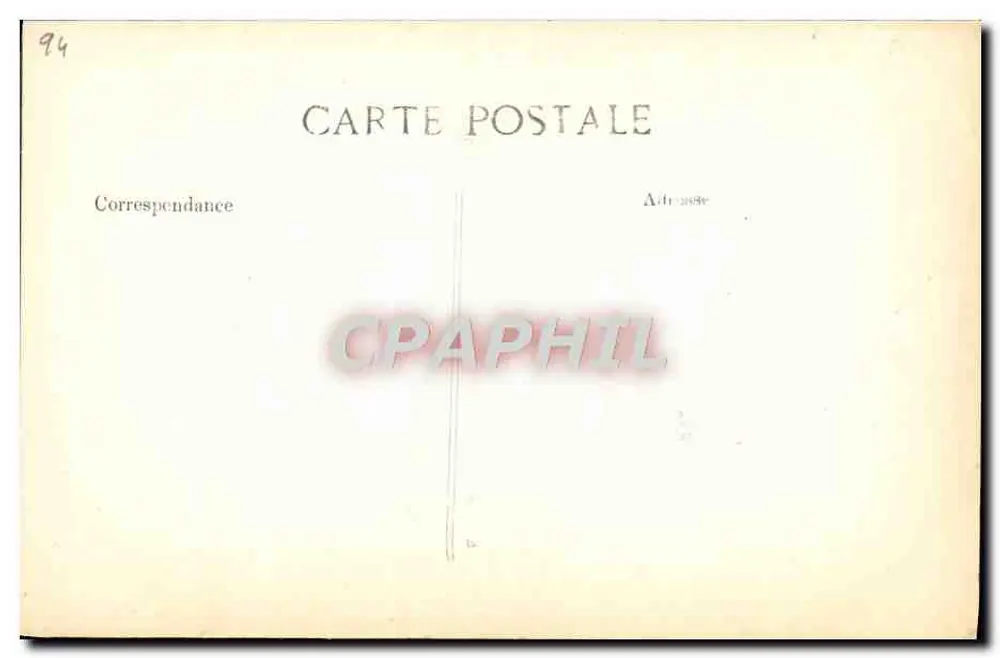 Karneval von Paris — Dekoration der Place des Arts — A. Vincent, 4, rue des Beaux-Arts — Paris - Rückseite