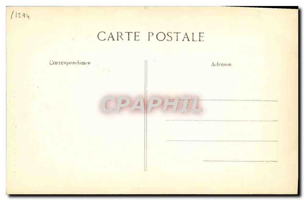 Kamin mit Dekoration — Kupferstich — A. Vincent, 4, rue des Beaux-Arts - Paris - Rückseite
