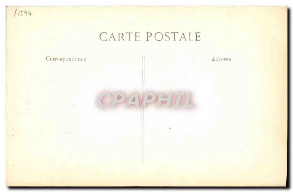 Kamin mit dekorativem Rahmen — Paris — A. Vincent, 4, rue des Beaux-Arts - Rückseite