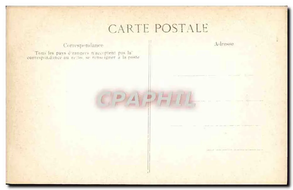 Ruínas antigas — cena de jardim — A. Vincent, 4, rue des Beaux-Arts, PARIS - Verso