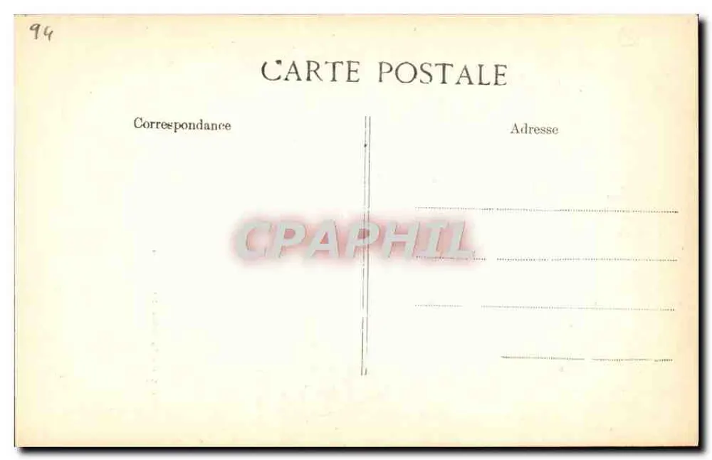 Portal decorativo — gravura — A. Vincent, 4, rua dos Beaux-Arts – Paris - Verso
