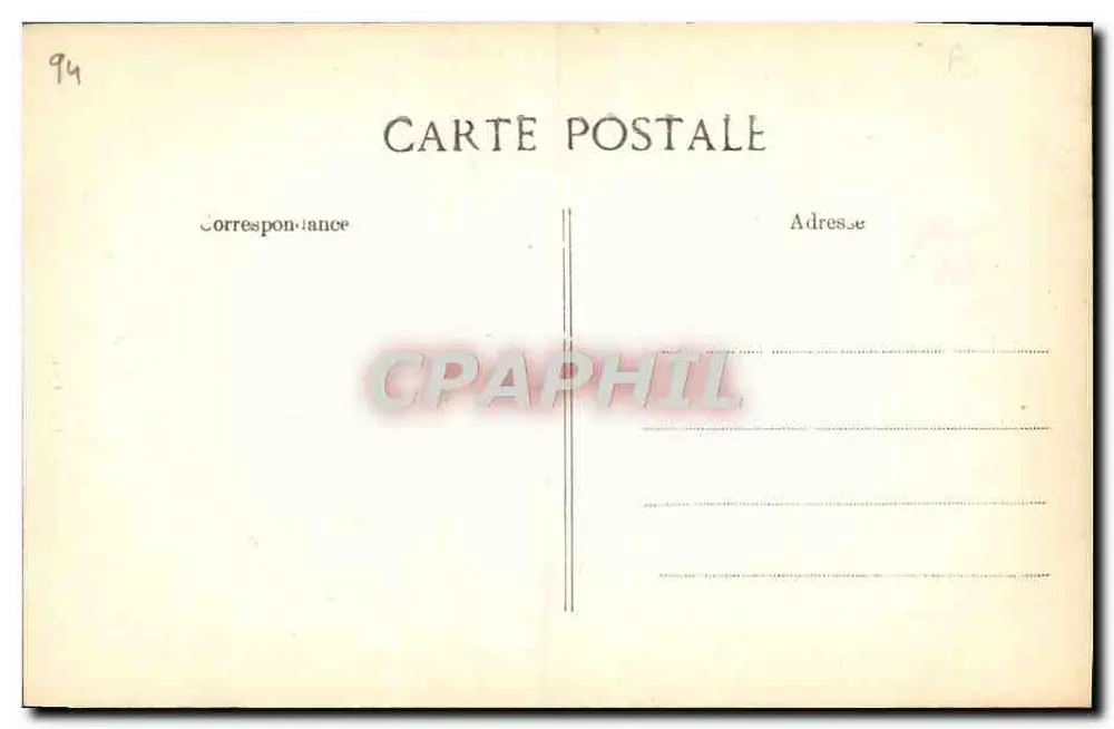 Alcova — Planta e elevação para escultores e carpinteiros — A. Vincent, 4, rue des Beaux-Arts - Paris - Verso