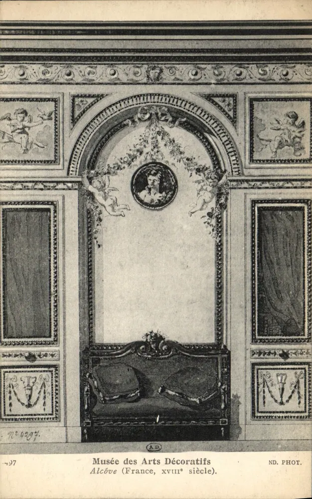 Alcôve — Musée des Arts Décoratifs — ND. PHOT. - Anverso