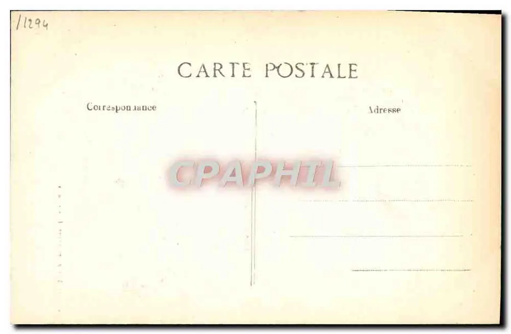 Interior de um salão em Paris — decoração de inspiração neoclássica — A. Vincent, 4, rue des Beau-Arts, Paris - Verso