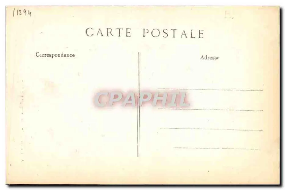 Mantel de lareira decorado com putti — A. Vincent, 4, rue des Beaux-Arts — Paris - Verso