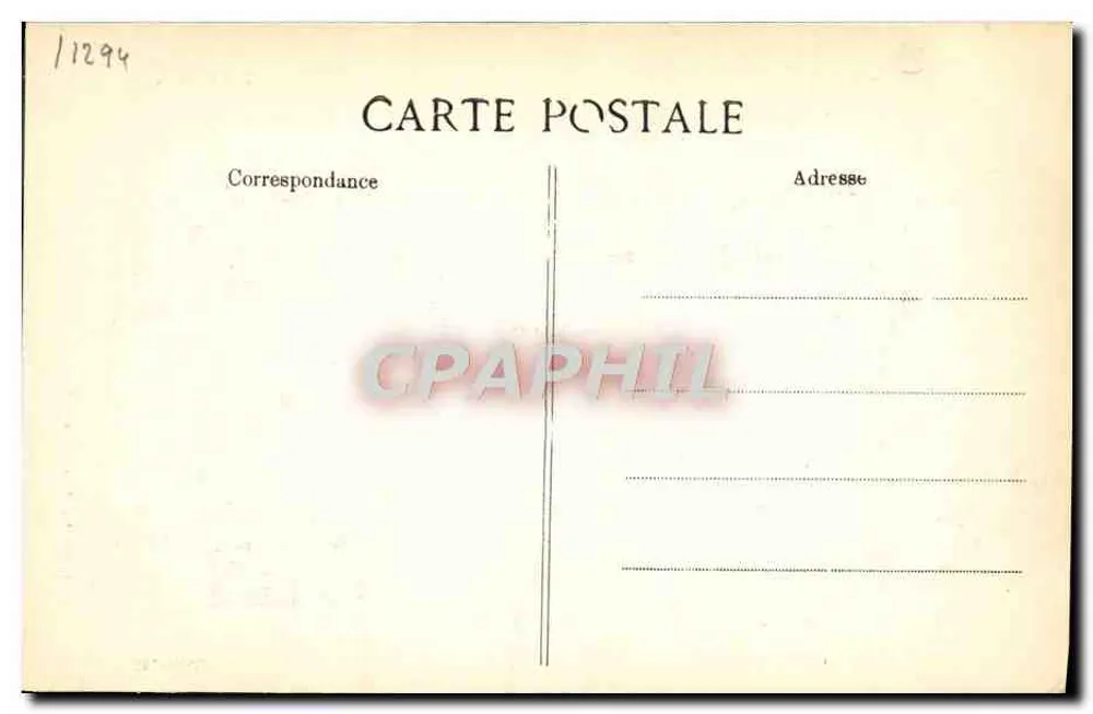 Chaminé decorativa — gravura — A. Vincent, 4 rue dos Belos Artes — Paris - Verso
